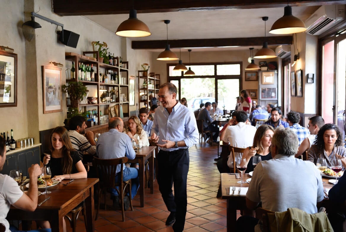 restaurante lleno